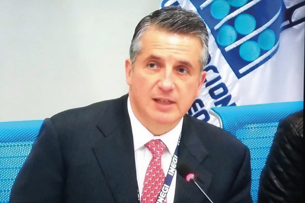 El presidente de la junta de gobierno del Inegi, Julio Santaella, aseguró que la información estará disponible a más tardar en marzo próximo. (RUBÉN MIGUELES. EL UNIVERSAL)