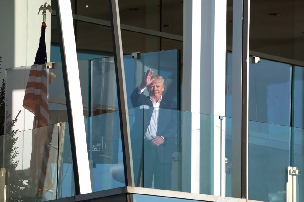 Descalifica el diálogo. Donald Trump criticó ayer el intento de Rex Tillerson de negociar con el régimen de Pyongyang (REUTERS)