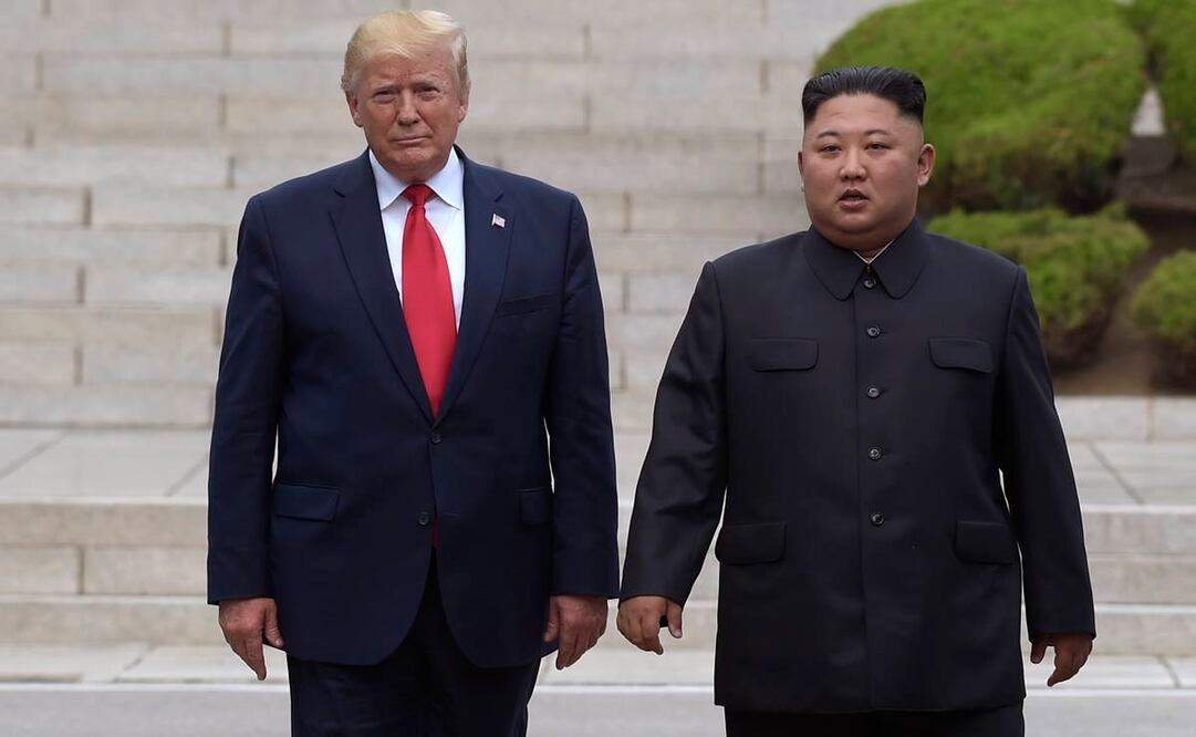 Donald Trump dijo el martes en Londres que su relación con Kim Jong Un era "realmente buena" (Foto: AP)