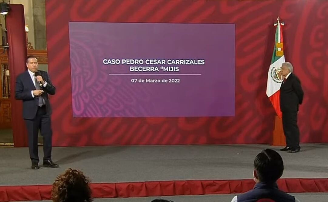 El subsecretario Mejía Berdeja refirió que siguen en comunicación con la familia de “El Mijis” y con “su gente más cercana”. Foto: Captura de pantalla