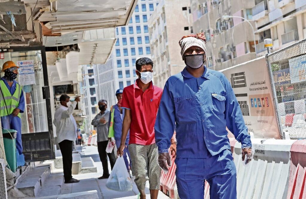 Pandemia del Covid-19 en Qatar. Foto: AFP, archivo 