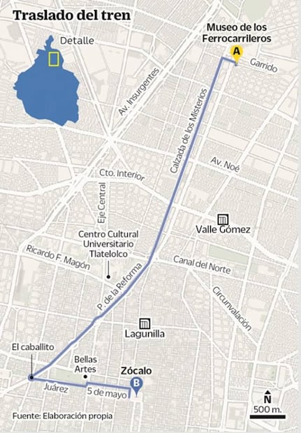 Petra, la locomotora revolucionaria que llegará al Zócalo