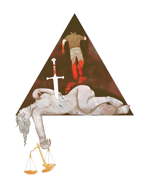 Femnicidio. Iustración: de Liliana Pedraza