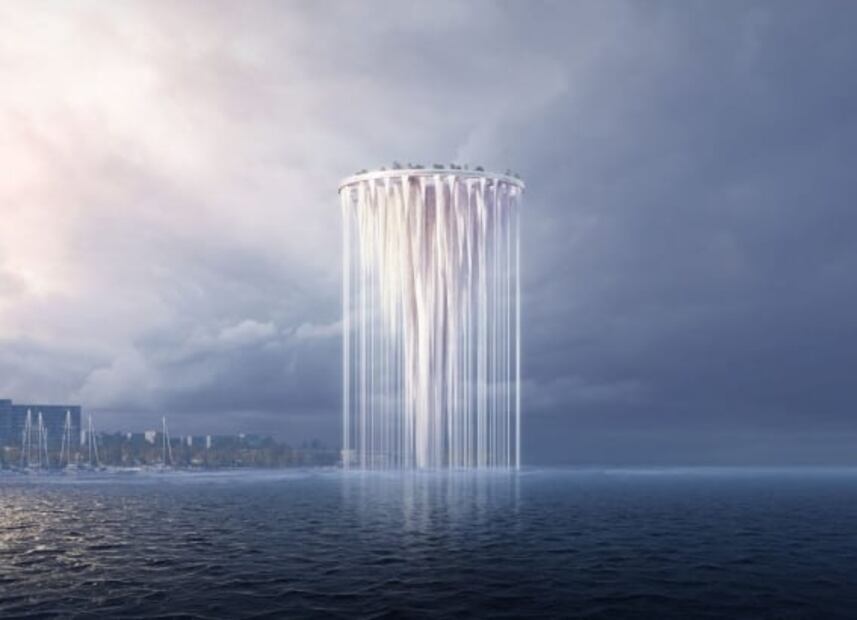 Dónde estará la torre flotante que parece desafiar la gravedad