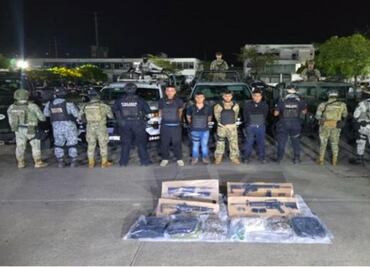 Caen cuatro en Tabasco por cobro de piso ligados al CJNG; Harfuch destaca más de 400 detenidos desde julio por este ilícito