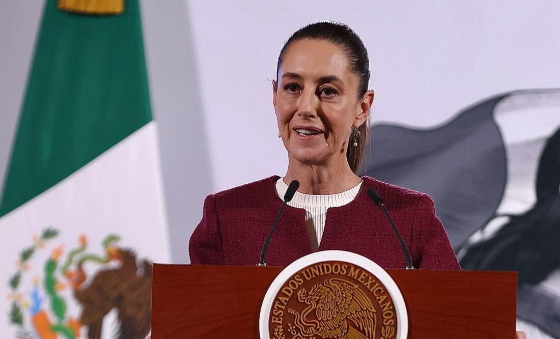 Conferencia matutina de la presidenta Claudia Sheinbaum del 24 de febrero de 2025. Foto: Berenice Fregoso/EL UNIVERSAL