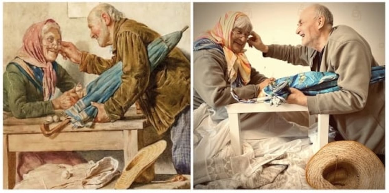 Rusos recrean arte durante la cuarentena y se vuelven virales