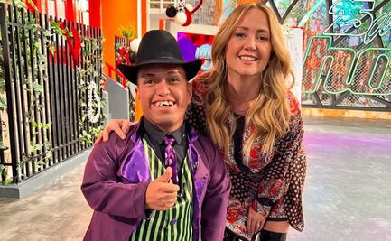 Medio Metro comparte foto con Andrea Legarreta: "Dibujo sonrisas donde otros dejaron lágrimas"