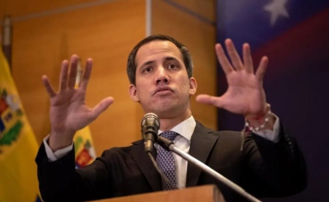 El opositor venezolano Juan Guaidó ofrece una rueda de prensa. Foto: EFE 
