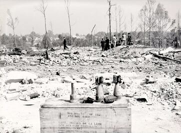 Una explosión de 20 mil granadas alarmó a los capitalinos en 1952