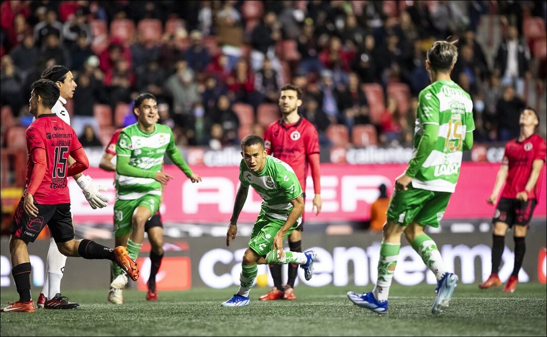Santos sobre la hora le quitó a Tijuana su primera victoria en el Clausura 2024 / FOTO: Imago7
