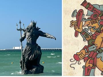 Chac vs Poseidón: El dios maya de la lluvia también tendrá su estatua en muelle de Yucatán