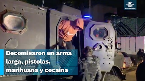 Caen 16 integrantes de la banda “Los Maceros” en Tlalpan