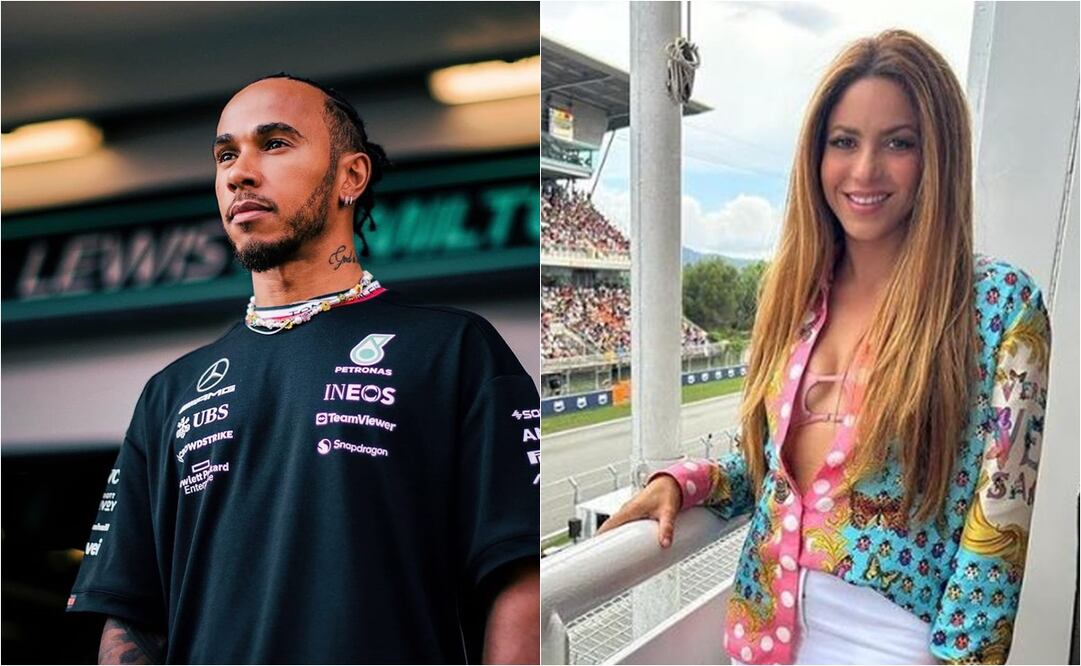 Hamilton sorprendió a Shakira