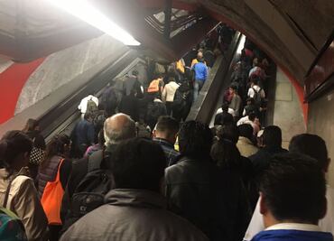 Hay marcha lenta en líneas 7 y 8 del Metro