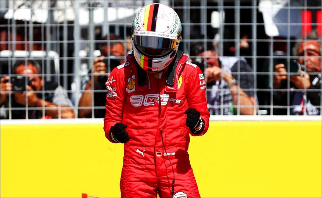 Sebastian Vettel, piloto de la Scuderia, logró la pole position. Foto: AFP