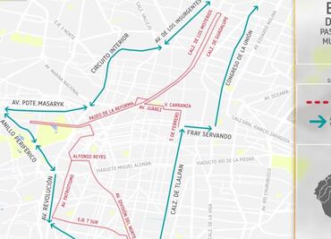 Cierran diversas vialidades de CDMX por eventos deportivos