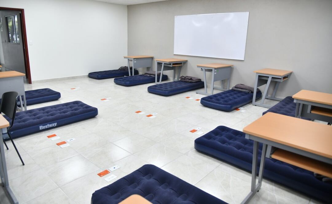 Habilita alcaldía BJ albergue para afectados por explosión en el edificio de Edzna 42. Foto: Especial.