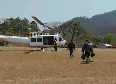 Vientos y escasa visibilidad, impiden a helicópteros combate de incendios en Los Chimalapas