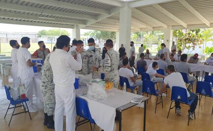 Vacunan contra Covid-19 a toda la población penitenciaria de Tamaulipas 