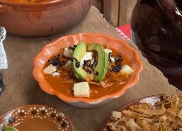 La receta de sopa de tortilla de Doña Ángela