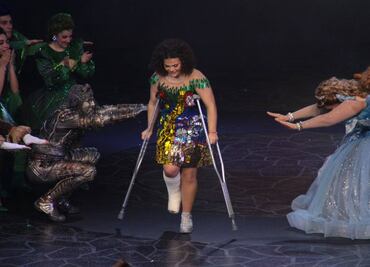 Lucero Mijares actuó fracturada sin saberlo: cuenta lo que pasó minutos antes de salir en "El mago The Wiz"
