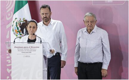 Sheinbaum y AMLO defienden a Mauricio Kuri, gobernador de Querétaro ante abucheos; "ya pasó la elección", dicen