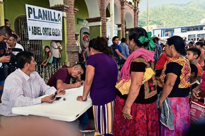 “Nunca había votado, sólo los hombres; estoy feliz”