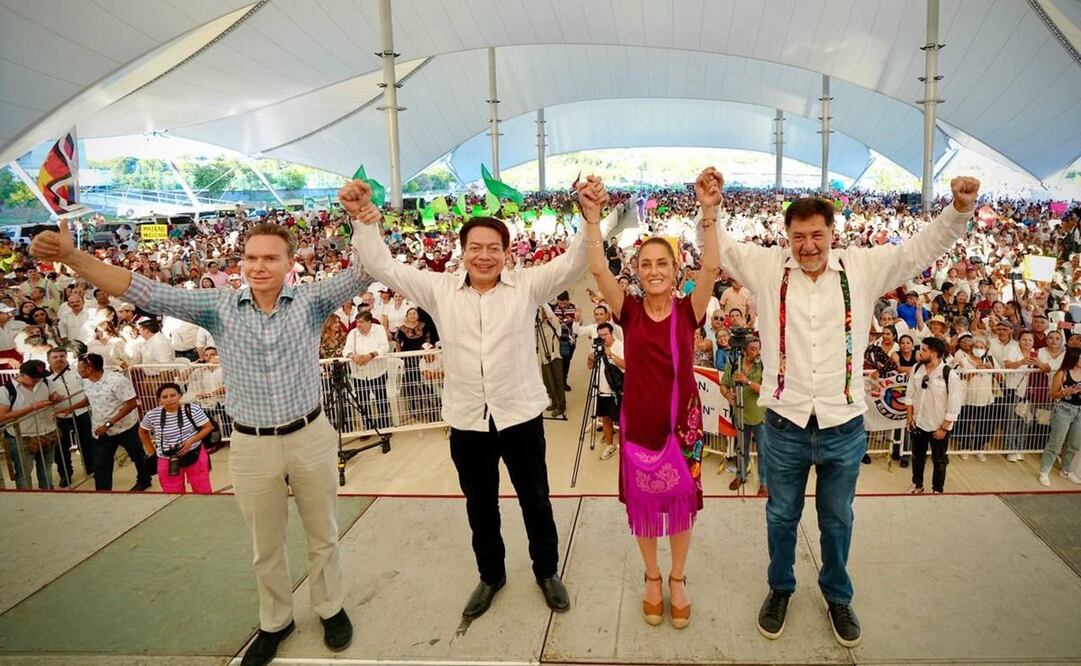 Aspirante a la presidencia, Claudia Sheinbaum en evento de Tamaulipas. Foto: Especial