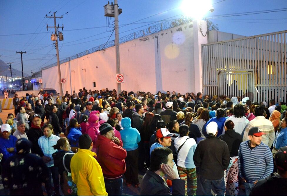 La disputa entre internos del penal de Topo Chico, ubicado en la zona metropolitana de la ciudad de Monterrey, comenzó sobre las 23.30 hora local del miércoles. Foto: Emilio Vásquez/EL UNIVERSAL
