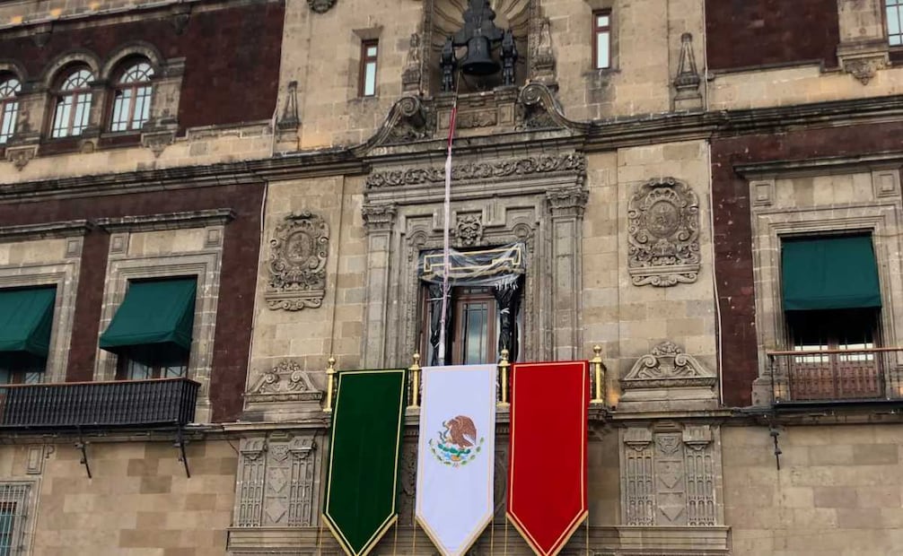 Aspectos del Zócalo de la Ciudad de México, antes del 216 aniversario de la Independencia de México. Foto: Diego Simón Sánchez / EL UNIVERSAL