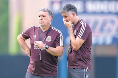 Martino se pone serio para el partido ante Estados Unidos