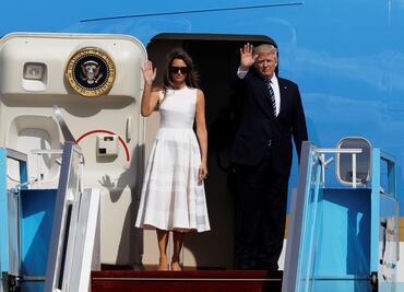 Trump llega a Roma; mañana se reunirá con el Papa