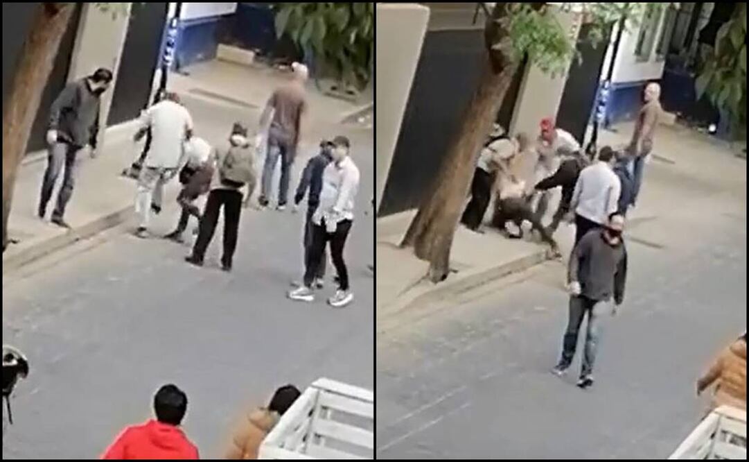 Casi lo linchan. Foto: Captura de video: @Oaxacaviral