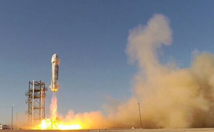 Bezos, más cerca del espacio