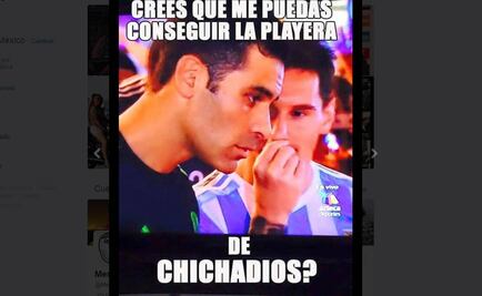 Chicharito y Messi, los memes del México-Argentina