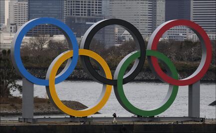 Anillos de los Juegos Olímpicos llegan a Tokio