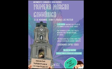 Alistan la primera marcha cannábica en Hidalgo; abrirán primer espacio de consumo tolerado