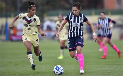 América y Rayadas empatan en la semifinal de ida