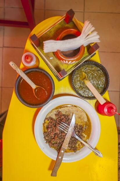 Conoce las gorditas ahogadas de la Narvarte