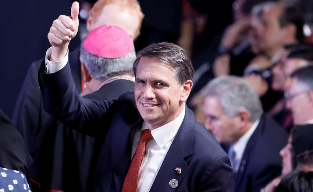 Todd Blanche, fiscal general interino de Estados Unidos, acudió a la la investidura presidencial de Abelardo de la Espriella en Colombia. Foto: EFE