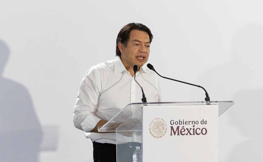 Mario Delgado en evento en San Luis Potosí. Foto: Hugo Salvador/EL UNIVERSAL