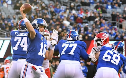 Giants sorprenden a Chiefs