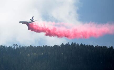 Avión estadounidense ayuda en combate a incendios en Coahuila y Nuevo León