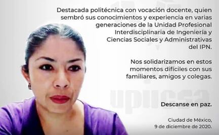 Exigen justicia para Sandra Ibeth, maestra del IPN hallada muerta en Edomex