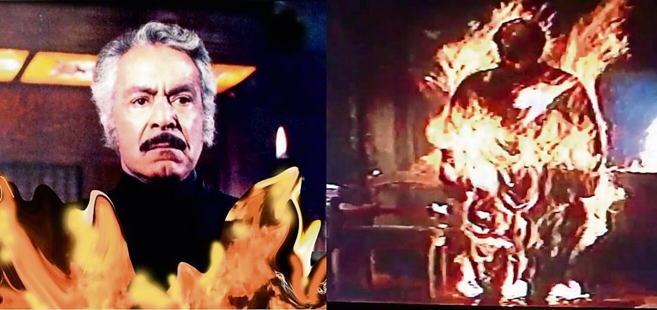 La escena de la telenovela El Maleficio
es una de las más arriesgadas
de su carrera. Foto: Especial