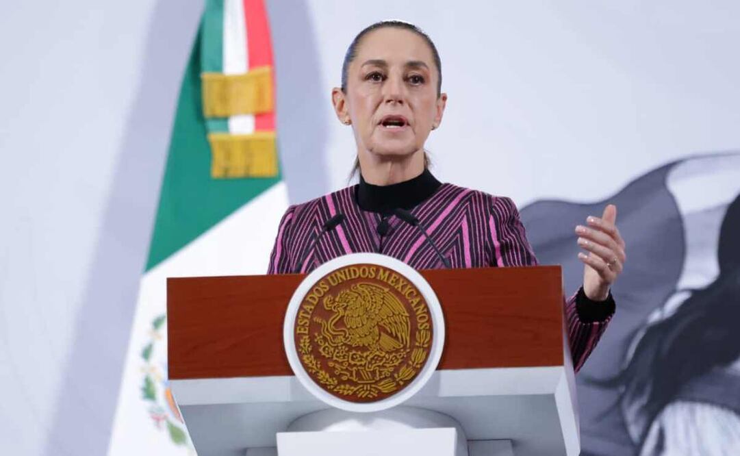 Claudia Sheinbaum, presidenta de México, durante la mañanera del 12 de noviembre del 2025. Foto: Fernanda Rojas/ EL UNIVERSAL