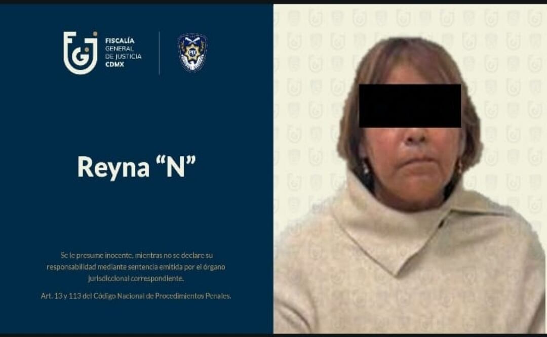 Detienen a mujer en CDMX; era buscada por asesinar y enterrar a su padre en 2004. Foto: Especial