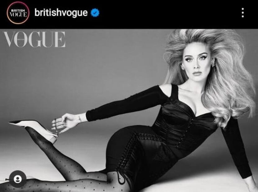 Detalles de los outfits de lujo con los que Adele posó para Vogue