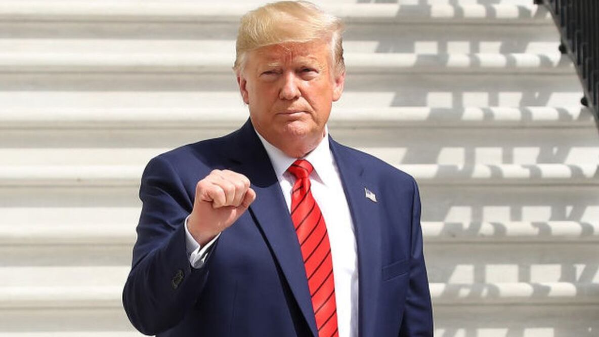 Trump enfrenta la posibilidad de tener que salir del poder antes del fin de su mandato (Foto: Getty Images)